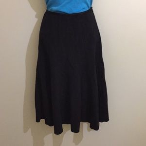 EUC Black A-Line Skirt